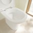 Villeroy & Boch O.novo Toaleta WC stojąca 64x36 cm kompakt bez kołnierza z powłoką CeramicPlus i AntiBac weiss alpin 5661R0T2 - zdjęcie 10