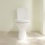 Villeroy & Boch O.novo Toaleta WC stojąca 64x36 cm kompakt bez kołnierza z powłoką CeramicPlus i AntiBac weiss alpin 5661R0T2 - zdjęcie 6