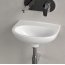 Villeroy & Boch O.novo Umywalka wisząca 36x27,5 cm bez otworu na baterię bez przelewu biały Weiss Alpin 43403701 - zdjęcie 4