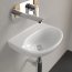Villeroy & Boch O.novo Umywalka wisząca 36x27,5 cm bez otworu na baterię bez przelewu biały Weiss Alpin 43403701 - zdjęcie 7