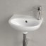 Villeroy & Boch O.novo Umywalka wisząca 36x27,5 cm z otworem na baterię z przelewem biały Weiss Alpin 43403601 - zdjęcie 4