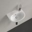 Villeroy & Boch O.novo Umywalka wisząca 36x27,5 cm z otworem na baterię z przelewem biały Weiss Alpin 43403601 - zdjęcie 5