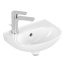 Villeroy & Boch O.novo Umywalka wisząca 36x27,5 cm z otworem na baterię z przelewem biały Weiss Alpin 43403L01 - zdjęcie 1