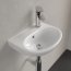 Villeroy & Boch O.novo Umywalka wisząca 36x27,5 cm z otworem na baterię z przelewem biały Weiss Alpin 43403R01 - zdjęcie 7