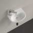Villeroy & Boch O.novo Umywalka wisząca 36x27,5 cm z otworem na baterię z przelewem biały Weiss Alpin z powłoką CeramicPlus 43403LR1 - zdjęcie 6