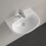 Villeroy & Boch O.novo Umywalka wisząca 50x38 cm z otworem na baterię bez przelewu biały Weiss Alpin 43405101 - zdjęcie 2