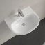 Villeroy & Boch O.novo Umywalka wisząca 55x44 cm z otworem na baterię z przelewem biały Weiss Alpin 4A405501 - zdjęcie 5