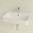 Villeroy & Boch O.novo Umywalka wisząca 60x46 cm z otworem na baterię z przelewem weiss alpin 4A416G01 - zdjęcie 5