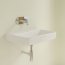 Villeroy & Boch O.novo Umywalka wisząca 65x46 cm bez otworu na baterię bez przelewu z powłoką CeramicPlus i AntiBac weiss alpin 4A41KFT2 - zdjęcie 2
