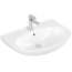 Villeroy & Boch O.novo Umywalka wisząca 65x48 cm z otworem na baterię z przelewem biały Weiss Alpin 4A406501 - zdjęcie 1