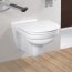 Villeroy & Boch O.Novo Vita Toaleta WC podwieszana 36x70 cm lejowa DirectFlush bez kołnierza wewnętrznego z powłoką AntiBac, biała Weiss Alpin 4601R0T1 - zdjęcie 2