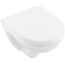 Villeroy & Boch O.novo Combi-Pack Zestaw Toaleta WC 49x36 cm + deska wolnoopadająca z powłoką CeramicPlus weiss alpin 5688HRR1 - zdjęcie 1
