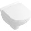 Villeroy & Boch O.Novo Combi-Pack Zestaw Toaleta WC 49x36 cm + deska wolnoopadająca z powłoką CeramicPlus weiss alpin 5688H1R1 - zdjęcie 1
