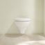 Villeroy & Boch O.Novo Combi-Pack Zestaw Toaleta WC 49x36 cm + deska wolnoopadająca z powłoką CeramicPlus weiss alpin 5688H1R1 - zdjęcie 5