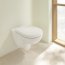Villeroy & Boch O.novo Zestaw Toaleta WC 56x36 cm bez kołnierza + deska wolnoopadająca biały połysk Weiss Alpin z powłoką 660HRR1 - zdjęcie 4