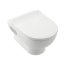 Villeroy & Boch O.novo Zestaw Toaleta WC TwistFlush bez kołnierza + deska wolnoopadająca biały Weiss Alpin 5C39CL01 - zdjęcie 1