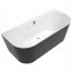 Villeroy & Boch Oberon 2.0 Wanna wolnostojąca przyścienna 180x80 cm biały połysk/czarny UBQ180OBR9CDBCV-01 - zdjęcie 1