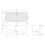 Villeroy & Boch Oberon 2.0 Wanna wolnostojąca przyścienna 180x80 cm biały połysk/czarny UBQ180OBR9CDBCV-01 - zdjęcie 3