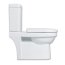 Villeroy & Boch Architectura Toaleta WC stojąca kompaktowa 37x69 cm lejowa, z powłoką CeramicPlus, biała Weiss Alpin 567710R1 - zdjęcie 4