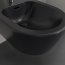 Villeroy & Boch Skyla Bidet podwieszany czarny mat Pure Black z powłoką CeramicPlus 448200R7 - zdjęcie 4