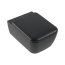 Villeroy & Boch Skyla Zestaw Toaleta WC TwistFlush bez kołnierza + deska wolnoopadająca czarny Pure Black z powłoką CeramicPlus 4682CLR7 - zdjęcie 1
