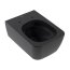 Villeroy & Boch Skyla Zestaw Toaleta WC TwistFlush bez kołnierza + deska wolnoopadająca czarny Pure Black z powłoką CeramicPlus 4682CLR7 - zdjęcie 2
