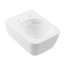 Villeroy & Boch Skyla Zestaw Toaleta WC TwistFlush bez kołnierza + deska wolnoopadająca Stone White z powłoką CeramicPlus 4682CLRW - zdjęcie 2