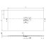Villeroy & Boch Squaro Infinity Brodzik prostokątny 160x90x4 cm, kremowy UDQ1690SQI2V-2S - zdjęcie 2