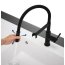 Villeroy & Boch Steel Expert Compact Bateria kuchenna elastyczna wysoka czarny mat 92730006 - zdjęcie 4