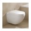 Villeroy & Boch Subway Zestaw Toaleta WC podwieszana 35,5x48 cm Compact z deską sedesową wolnoopadającą, biały Weiss Alpin 66041001+9M66S101 - zdjęcie 2