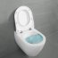 Villeroy & Boch Subway 2.0 Toaleta WC podwieszana 37x56 cm lejowa DirectFlush bez kołnierza z powłoką CeramicPlus, biała Star White 5614R0R2 - zdjęcie 4