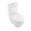 Villeroy & Boch Subway 2.0 Toaleta WC stojąca kompaktowa 37x70 cm lejowa DirectFlush bez kołnierza wewnętrznego z powłoką CeramicPlus, biała Star White 5617R0R2 - zdjęcie 1
