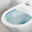 Villeroy & Boch Subway 2.0 Toaleta WC stojąca kompaktowa 37x70 cm lejowa DirectFlush bez kołnierza wewnętrznego z powłoką CeramicPlus, biała Star White 5617R0R2 - zdjęcie 2