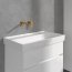 Villeroy & Boch Subway 3.0 Bateria umywalkowa podtynkowa złoty szczotkowany TVW11200700076 - zdjęcie 6