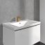 Villeroy & Boch Subway 3.0 Bateria umywalkowa z korkiem złoty szczotkowany TVW11200100076 - zdjęcie 6