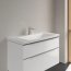 Villeroy & Boch Subway 3.0 Umywalka meblowa 100x47 cm bez przelewu jeden otwór na baterię biały mat z powłoką CeramicPlus 4A70A2RW - zdjęcie 7