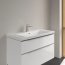 Villeroy & Boch Subway 3.0 Umywalka meblowa 100x47 cm z przelewem jeden otwór na baterię biały mat z powłoką CeramicPlus 4A70A5RW - zdjęcie 6