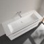 Villeroy & Boch Subway 3.0 Umywalka meblowa 130x47,5 cm bez przelewu bez otworu na baterię biały mat z powłoką CeramicPlus 4A70D3RW - zdjęcie 2