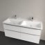 Villeroy & Boch Subway 3.0 Umywalka meblowa 130x47,5 cm podwójna bez przelewu biały mat z powłoką CeramicPlus 4A71D1RW - zdjęcie 2