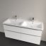 Villeroy & Boch Subway 3.0 Umywalka meblowa 130x47,5 cm podwójna z przelewem biały mat z powłoką CeramicPlus 4A71D5RW - zdjęcie 2