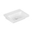 Villeroy & Boch Subway 3.0 Umywalka wisząca 55x44 cm bez przelewu bez otworu na baterię biały mat z powłoką CeramicPlus 4A7058RW - zdjęcie 1