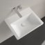 Villeroy & Boch Subway 3.0 Umywalka wisząca 55x44 cm bez przelewu bez otworu na baterię biały mat z powłoką CeramicPlus 4A7058RW - zdjęcie 6