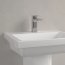 Villeroy & Boch Subway 3.0 Umywalka wisząca 55x44 cm bez przelewu jeden otwór na baterię biały mat z powłoką CeramicPlus 4A7056RW - zdjęcie 4