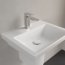 Villeroy & Boch Subway 3.0 Umywalka wisząca 55x44 cm bez przelewu jeden otwór na baterię biały mat z powłoką CeramicPlus 4A7056RW - zdjęcie 2