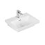 Villeroy & Boch Subway 3.0 Umywalka wisząca 55x44 cm z przelewem jeden otwór na baterię biały mat z powłoką CeramicPlus 4A7055RW - zdjęcie 1