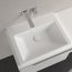 Villeroy & Boch Subway 3.0 Umywalka wpuszczana w blat 60x47 cm bez przelewu bez otworu na baterię biały mat z powłoką CeramicPlus 4A706FRW - zdjęcie 2