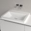 Villeroy & Boch Subway 3.0 Umywalka wpuszczana w blat 60x47 cm bez przelewu bez otworu na baterię biały mat z powłoką CeramicPlus 4A706FRW - zdjęcie 7