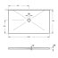 Villeroy & Boch Subway Infinity Brodzik prostokątny 100x70 cm ardoise 6229K1W9 - zdjęcie 2