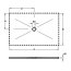 Villeroy & Boch Subway Infinity Brodzik prostokątny 120x80x4 cm ceramiczny biały Weiss Alpin 6231Q301 - zdjęcie 2