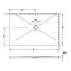 Villeroy & Boch Subway Infinity Brodzik prostokątny 90x75x4 cm ceramiczny biały Weiss Alpin 6229G201 - zdjęcie 2